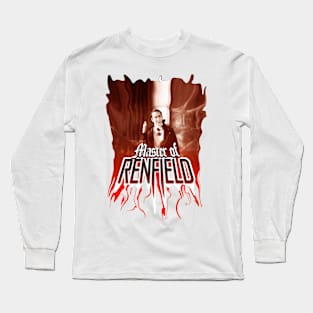 Renfield 2023 movie Nicolas Cage as count dracula fan works graphic design by ironpalette Long Sleeve T-Shirt